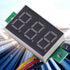 5pcs Mini Digital DC Voltmeter, 0.36 Inch 3-Wire LED Voltage Tester Meter, 0-100V, 5 Colours