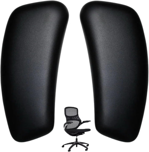 GCDI2020 Replacement Black High Performance Arm Pads for Knoll Generation Office Chair -