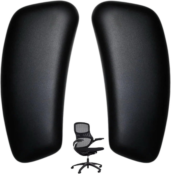 GCDI2020 Replacement Black High Performance Arm Pads for Knoll Generation Office Chair -