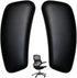 GCDI2020 Replacement Black High Performance Arm Pads for Knoll Generation Office Chair -