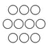 Othmro 10Pcs Nitrile Rubber O-Rings, 0.05in Wire Dia 0.82in OD for Air Sealing, Black