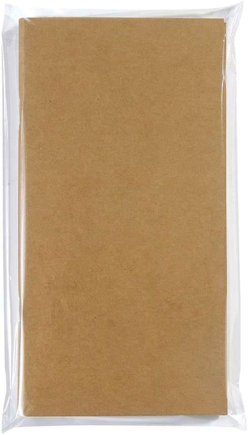 Travelers Notebook Inserts - Set of 3 Graph Refills for Standard Size Travelers Notebook, 192 Pages, 8.25 x 4.25 Inches