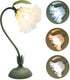 GUIGUZHJ Flower Table Lamp, 3 Level Brightness Vintage Flower Reading Light with E26