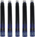 Gullor 25 PCS Blue Ink Cartridges for Jinhao Fountain Pens, 5 Packs, International Size