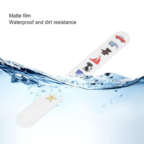 Check Vision Tester Stick, ANGGREK Kids Fixation Stick Vision Tester Clear Colorful Animal Patterns Waterproof Coating Thicken Eye Test Card(No.1)