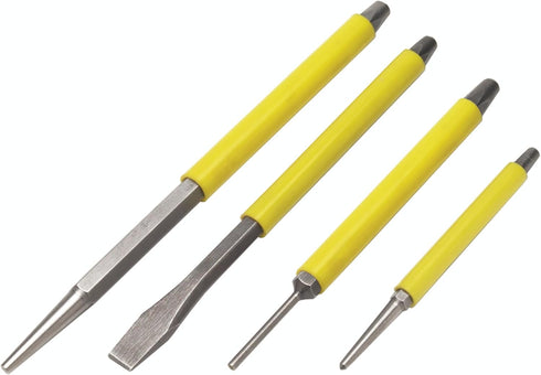 Performance Tool W753 4-Piece Punch and Chisel Set