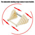 Electrical Machine Plastic Single Phase Coil Wire Winding Head Holder - 6 Layer Beige