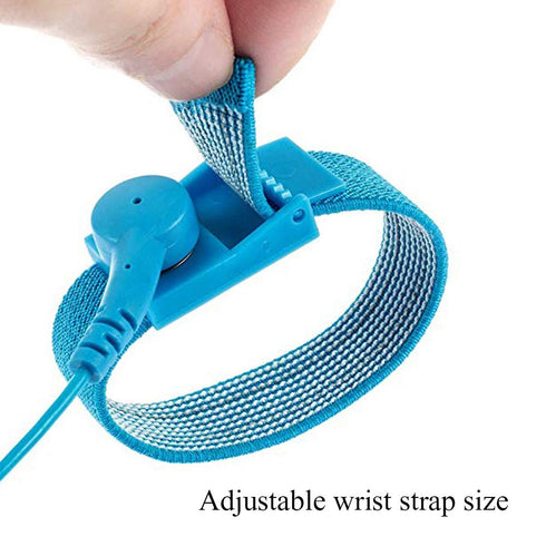 Adjustable ESD Wristbands, 4 Pack for Working on Sensitive Electronic Devices