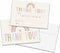 Chuxvon Kids Thank You Cards Fill in the Blank, Boho Rainbow Thank You