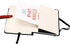 ZZTX Small Pocket Notebook: 3.5" x 5.5" Hardcover Lined Paper Mini Notepad with Black Leather Sketchbook