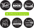 SBLABELS Retro Chalkboard Thank You Stickers - 500 Appreciation Labels Made in The USA