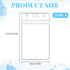 LIQWEI 20Pcs Vertical Badge Holders, ID Card Badge Holder, Plastic Name Tag Holder Social Security Cards Protector