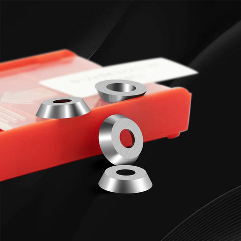 12mm Round Carbide Inserts for Woodturning, R12 X 2.5mm Indexable Tungsten Carbide Cutter Inserts Set (10pcs)