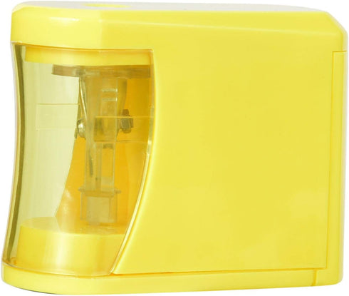 Pencil Sharpener,Electric Pencil Sharpener Kids Friendly Pencil Sharpeners Battery Operated Heavy Duty Classroom Pencil Sharpeners Yellow,for Colored Pencils by SALUTUYA