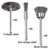 60 Pieces Wire Cup Brush Set, Vankcp Power Rotary Tool Buffing Wheels Small Wire Brushes for Drill