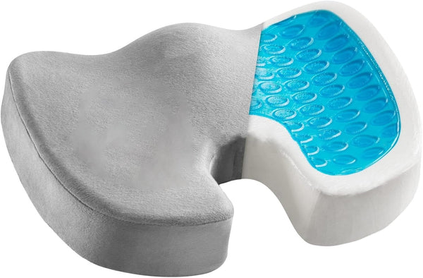 DUDOK Foam Chair Pad, Foam Seat Cushion, Ergonomic Car Gel Seat Cushion, Non
