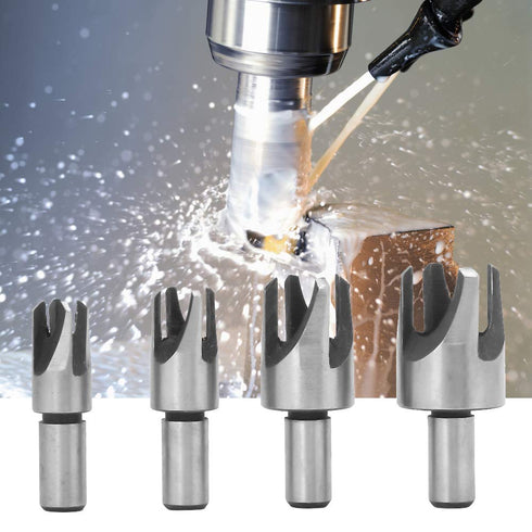 Countersink Drill Bit Set for Woodworking Tapered Plug Cutter Carbon Steel Hole Saw Cutting