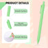 Teling 100 Pcs Cute Stylish Ballpoint Pens, Comfortable Writing Medium Point 1.0 mm for Office Supplies (Light Green)