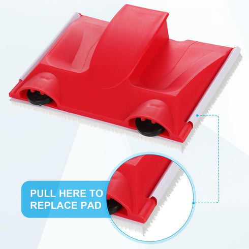 Paint Edger Trimmer with 2 Replacement Pad Refills, Edge Painting Tool for Wall Paint Pad Applicator, Trim Supplies
