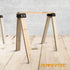 71026-P2 Set 4 500Lbs 2x4 POWERTEC Sawhorse Brackets, of Saw Horse Brackets w/ Capacity, Heavy Duty for Use