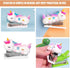 LALAFINA Cute Animal Silicone Stapler, Mini Handheld Stapler for Home Office