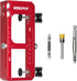 Door Hinge Jig, Aluminum Alloy Router Template Kit, Adjustable Mortise Jig for