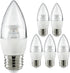 Diodesy- LED Candelabra Bulbs B13 Chandelier Light Bulb Dimmable 7W (60W Equivalent)