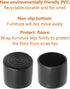 40 7/8"(22mm) Bonsicoky Pcs Round Rubber Furniture Leg Caps, Vinyl Flexible Chair Leg Floor Protectors/Covers Plastic