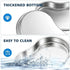 Dental Tray - Prgislew 3 Pack Kidney Trays Stainless Steel Tray Medium Emesis Basin Reusable Metal Kidney Dish for Dental Piercing Lab Instrument Kitchen Pet Bathroom Tools(3pcs)