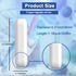 Magnetic Stirrer Mixer Stir Bar, 50Pcs 30mm PTFE Magnetic Stir Bar, White Color for Laboratory