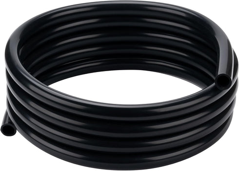 Silicone Tubing 3/8 ID 1/2 OD - 25FT Black Flexible Food Grade
