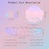Set Cloud Keyboard Wrist Rest Mouse Pad with Wrist Rest for Computer Keyboard and Mouse Pad Memory Foam Cute Ergonomic