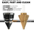 1/4 to 1-3/8 Inch Step Drill Bit, M2 High Speed Steel for Hole Drilling in Various Materials