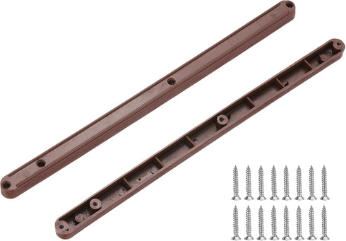 PATIKIL 12 Inch Drawer Slides, 4 Pcs Plastic Guide Rails Side Mounted