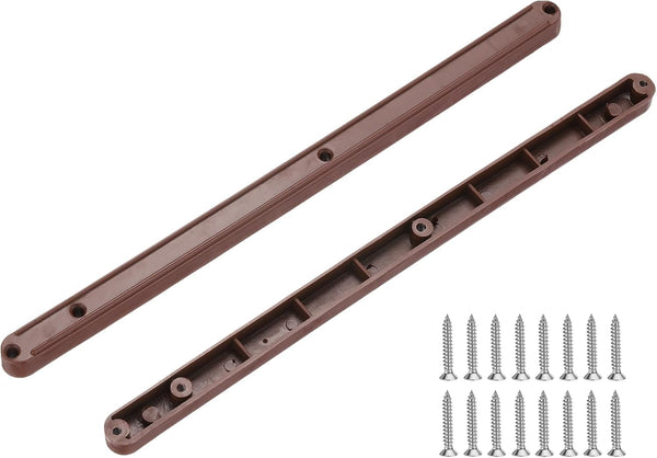 PATIKIL 12 Inch Drawer Slides, 4 Pcs Plastic Guide Rails Side Mounted