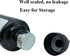 COCADEEX 5 Bottles Black Ink Refill Kit, Compatible with Ink Cartridges 67XL, 65XL, 64XL, 63XL, 62XL, 500ml Black Ink