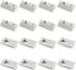 Kyuionty 30 Pcs 4040 Series M8 Half Round Roll in Spring T Nuts,