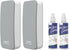 LOUKIN 2 Pack Magnetic Dry Erase Eraser, Whiteboard Eraser, Glass Board Eraser, 3.4 fl oz Cleaner Included