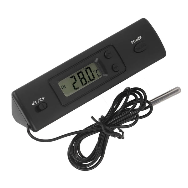 Electronic LCD Digital Temperature Meter - Thermometer Probe Sensor Wired for Refrigerator