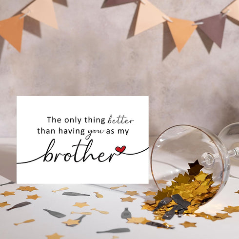 HCIU6YGQ Pregnancy Announcement Card for Brother, Uncle Baby Announcement Ideas Card for Men, Pregnancy Reveal Cards