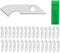 Acrylic Plexiglass Sheet Cutter Hook Knife Replacement Blade, Contains 30 Hook Blades, NO Knife Holder