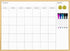 VUSIGN Magnetic Monthly Calendar Whiteboard, 17'' x 23'' Dry Erase Calendar for Wall, Gold Wooden Frame