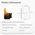 KSNALUX Set Dimmable 2700K Black LED Wall Sconces of Two Round Wall Lamp with Remote Cordless Lamp USB Rechargeable