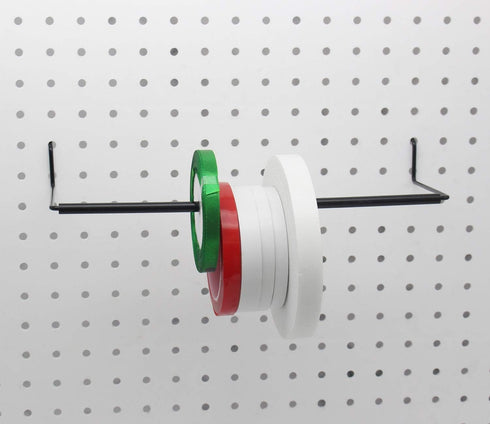 Extendable Paper Towel Holder for Pegboard, Fits Any Standard Pegboard, Organization Accessory Hook for Workshop,
