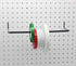 Extendable Paper Towel Holder for Pegboard, Fits Any Standard Pegboard, Organization Accessory Hook for Workshop,