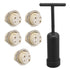 G9 Bulb 5Pcs Pack GLOGLOW Nan Light Base Socket, High Temperature Resistance Ceramic Lamp Holder, Mini Spring Mechanism