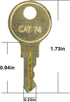CAT74 33043 74 (Pack 6) Dispenser Keys for Toilet Paper Towel Janitor Cat Dispenser