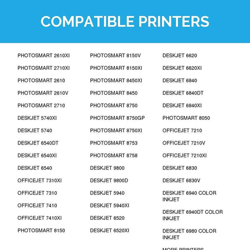 LD Products Remanufactured Compatible Replacements for HP 97 Ink Cartridges HY (2 Pack - Tricolor)