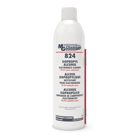MG Chemicals - 824-450G 824 99.9% Isopropyl Alcohol Electronics Cleaner, 15.9 oz
