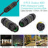 3 Pole Wire Connector Waterproof, IP68 External Electrical Junction Box, M20 for 5-12mm Wire Range (AC 450V, 24A), 2
